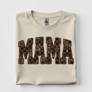 Distressed Cheetah & Checkered MAMA