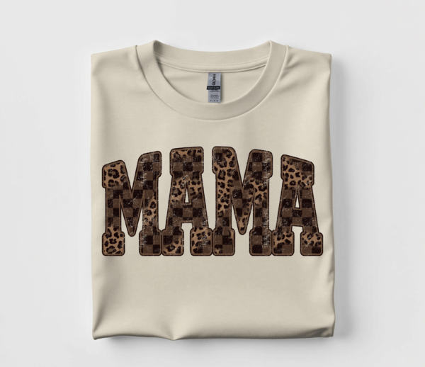 Distressed Cheetah & Checkered MAMA