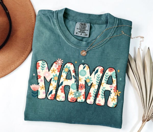 Floral MAMA, MIMI, NANA, GIGI (Tshirt Only)