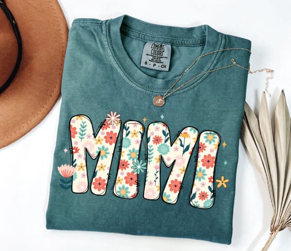 Floral MAMA, MIMI, NANA, GIGI (Tshirt Only)