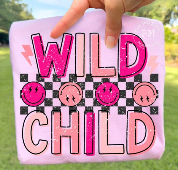 Wild Child Pink and Checkered (Youth)