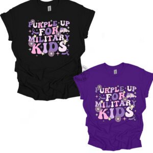 Purple Up for Military Kids (Adult, Toddler & Youth)