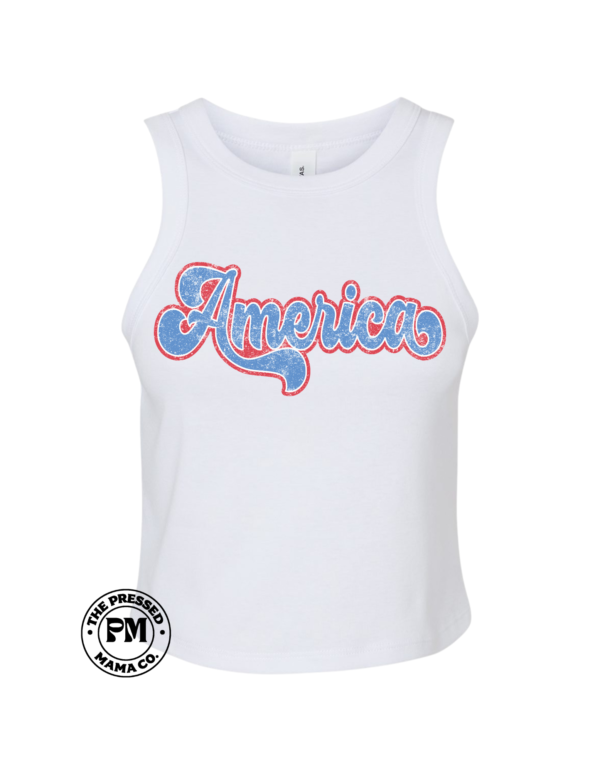 Retro Vintage America (tank or tee)