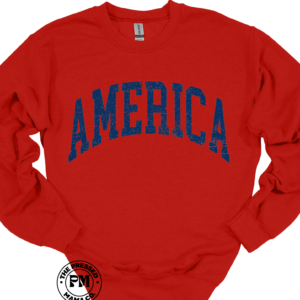Varsity Retro America (tshirt, hoodie, or crew)