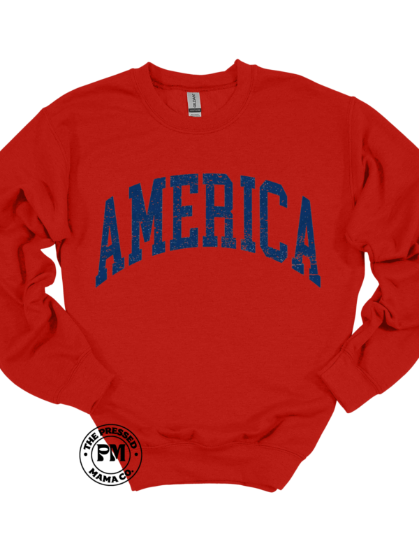 Varsity Retro America (tshirt, hoodie, or crew)