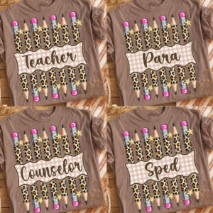 Cheetah Pencil (Teacher, para, sped, counselor)