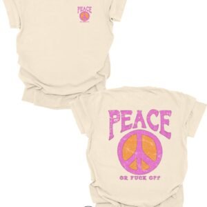 Tshirt Mockups-2 PEACE or F-OFF
