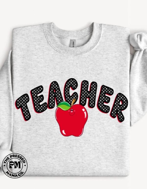 Teacher B&W Pokadot