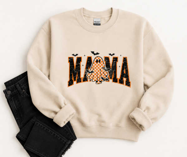 Retro Mama w/Bats and Checkered Ghost